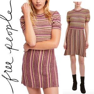 NWT Free People Into You Knit Mini Dress D1